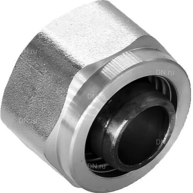 Фитинг компрессионный FK-E 3/4″ Дн20 Ру10 евроконус , для труб PEX, PERT, корпус - латунь HPb57-3, уплотнение — EPDM в Барнауле
