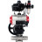 Кран шаровой BV3131P(3pc)-FP-W-ISO-H LONG Ду50 Ру40 полнопроход., корпус - нерж.сталь 304, уплотнение - PTFE, под приварку, пн.привод PA-DA-083, пн.распределитель 4M310-08 DC24V, ручной дублер MON2-450-T28-ISO, БКВ APL-410N EX и БПВ AFC2000 в Барнауле
